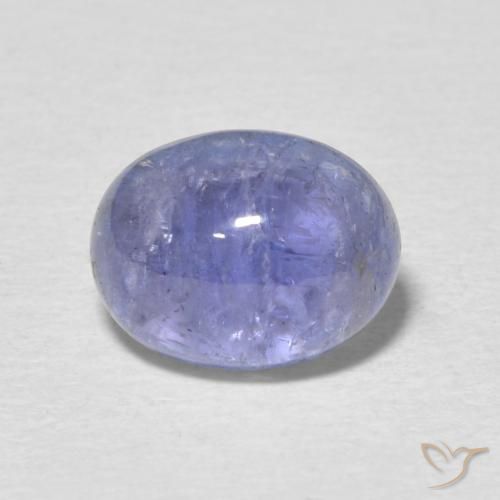 3.59ct Natural Intense Violet Blue Tanzanite, Oval, Transparent