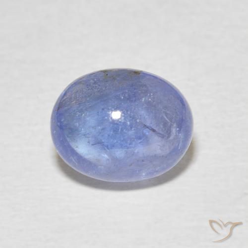 2.45ct Natural Light Blue Tanzanite, Oval, Transparent