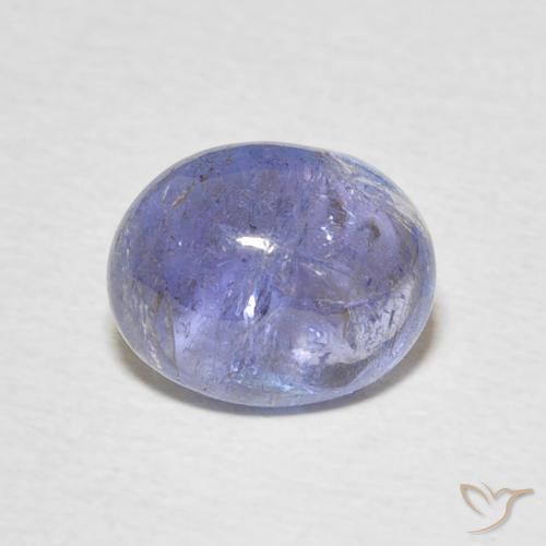 3.57ct Natural Intense Violet Blue Tanzanite, Oval, Transparent