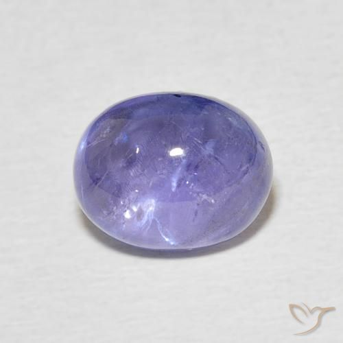 3.22ct Natural Intense Violet Blue Tanzanite, Oval, Transparent