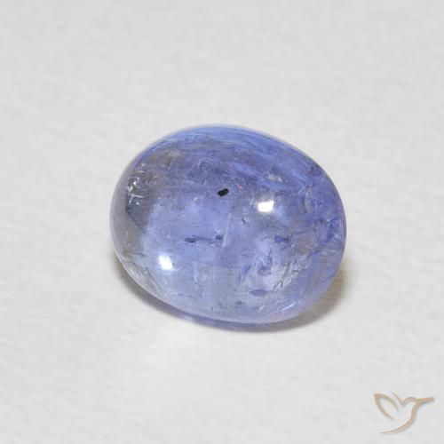 2.50 ct Blue Tanzanite Stone, Natural Tanzanite in Oval Cabochon Shape for Sale