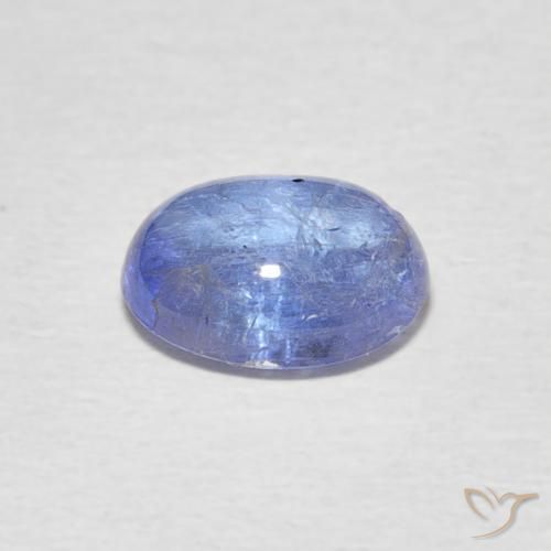 Tanzanite Gemstone in 9 x 7 mm (calibrated) Size for Sale, Tanzanite Stone in Light Purplish Blue Color