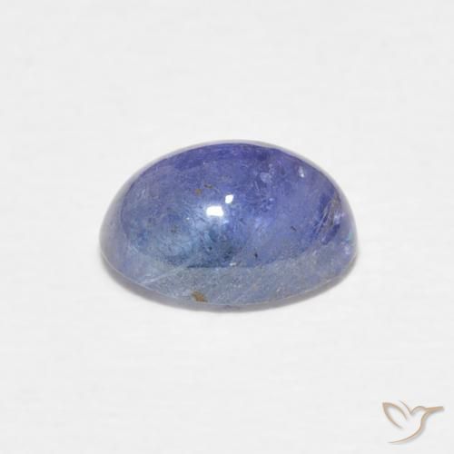 Tanzanite Gemstone in 8.3 x 6.2 mm Size for Sale, Tanzanite Stone in Intense Violet Blue Color