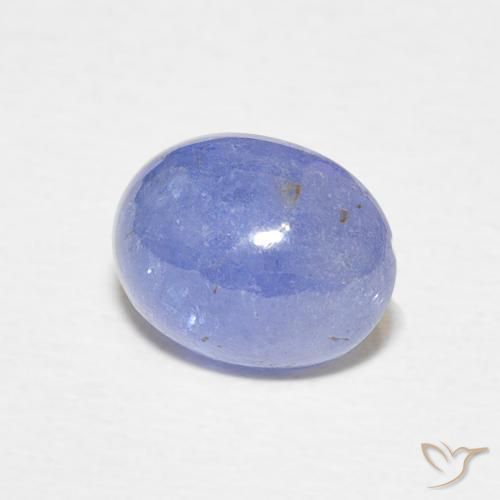 2.68 ct Blue Tanzanite Stone, Natural Tanzanite in Oval Cabochon Shape for Sale