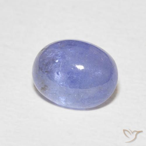 2.70 ct Blue Tanzanite Stone, Natural Tanzanite in Oval Cabochon Shape for Sale
