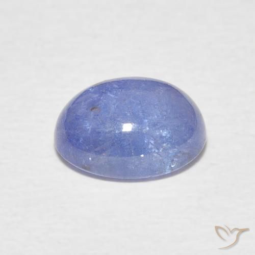 Tanzanite Gemstone in 9 x 7 mm (calibrated) Size for Sale, Tanzanite Stone in Intense Violet Blue Color