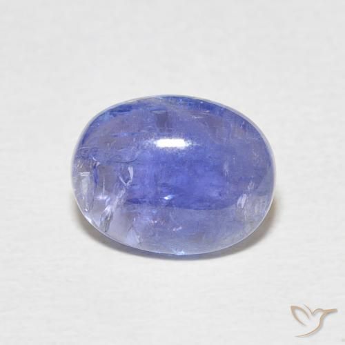 2.88ct Natural Intense Violet Blue Tanzanite, Oval, Transparent