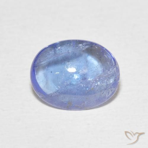 2.87ct Natural Light Violet Blue Tanzanite, Oval, Transparent