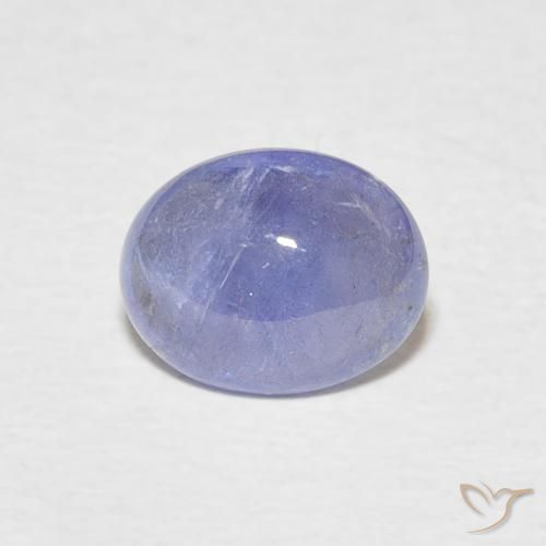 2.03ct Natural Intense Violet Blue Tanzanite, Oval, Transparent