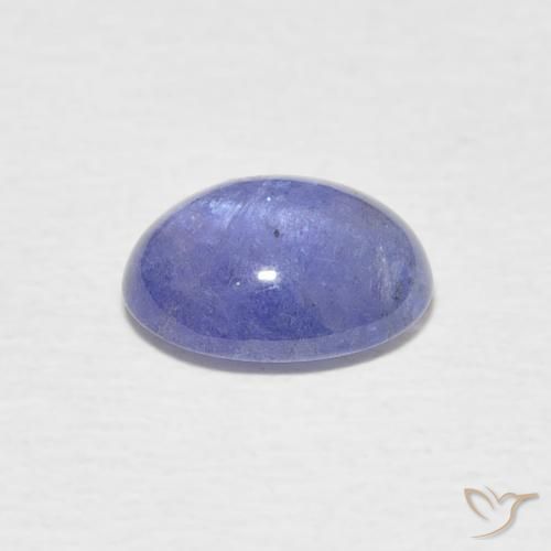 Tanzanite Gemstone in 9 x 7 mm (calibrated) Size for Sale, Tanzanite Stone in Intense Violet Blue Color