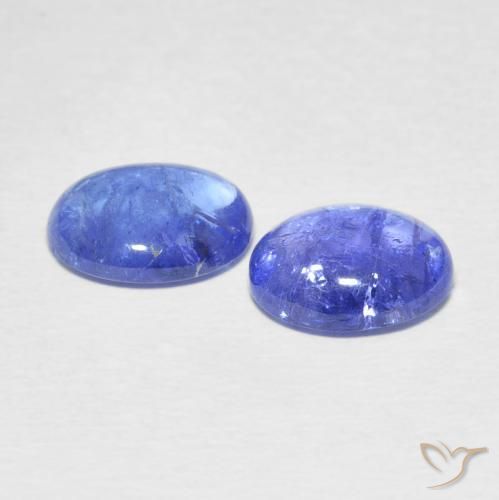 Tanzanite Gemstones in 10 x 8 mm (calibrated) Size for Sale, Tanzanite Stones in Intense Violet Blue Color