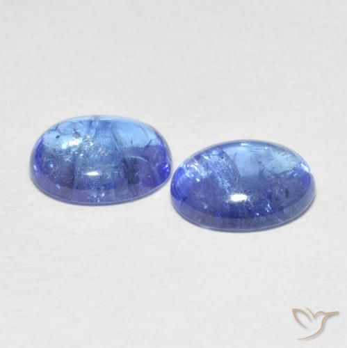 Tanzanite Gemstones in 10 x 8 mm (calibrated) Size for Sale, Tanzanite Stones in Light Violet Blue Color