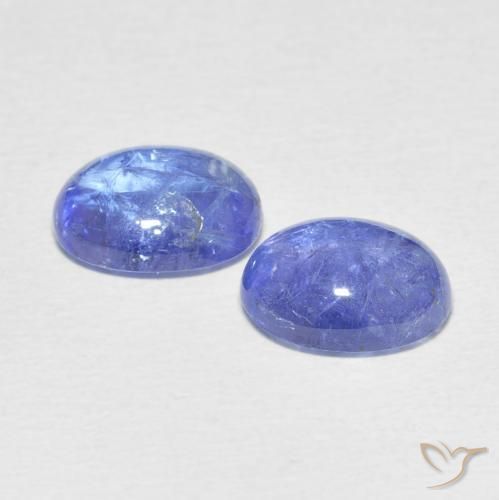 Tanzanite Gemstones in 10 x 8 mm (calibrated) Size for Sale, Tanzanite Stones in Intense Violet Blue Color