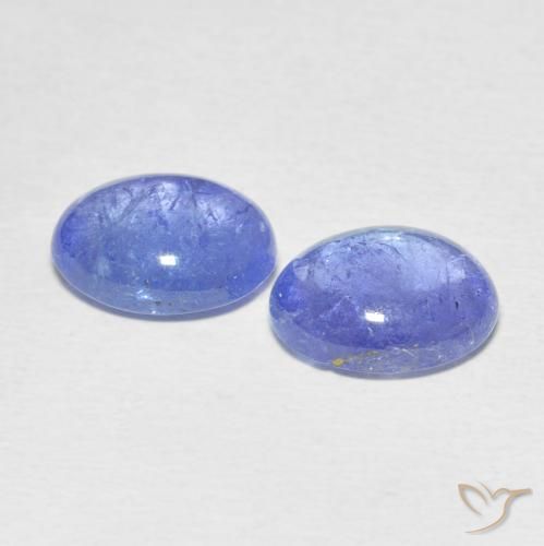 Tanzanite Gemstones in 10 x 8 mm (calibrated) Size for Sale, Tanzanite Stones in Intense Violet Blue Color