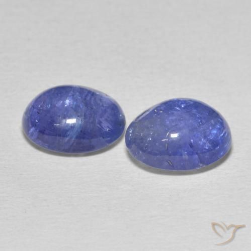 Tanzanite Gemstones in 10 x 8 mm (calibrated) Size for Sale, Tanzanite Stones in Intense Violet Blue Color
