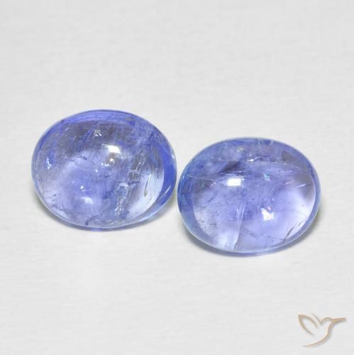 6.05ctw Natural Intense Violet Blue Tanzanite, Oval, Transparent