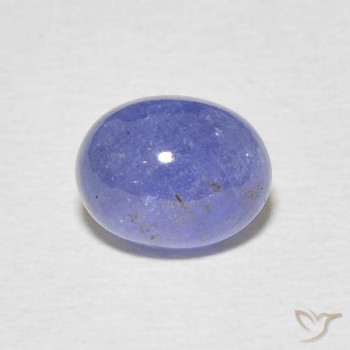 3.04ct Natural Intense Violet Blue Tanzanite, Oval, Translucent