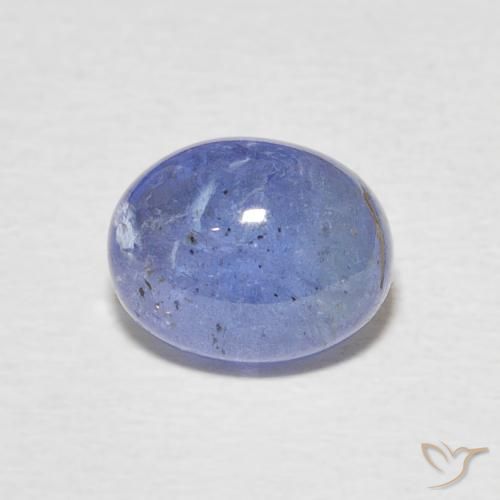 3.21ct Natural Intense Violet Blue Tanzanite, Oval, Translucent