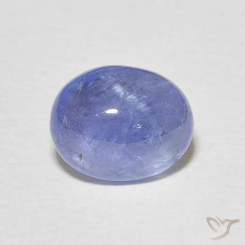 3.56ct Natural Intense Violet Blue Tanzanite, Oval, Transparent