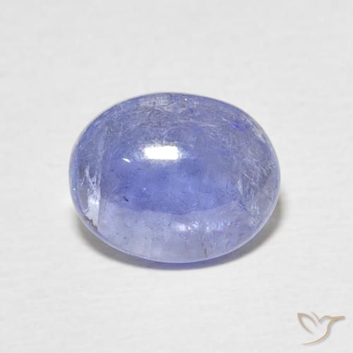 3.09ct Natural Intense Violet Blue Tanzanite, Oval, Transparent