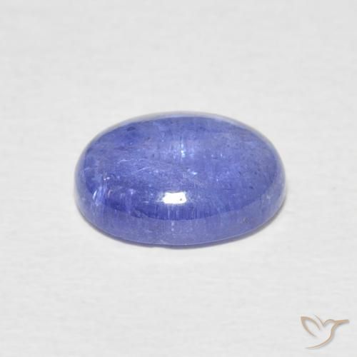 Tanzanite Gemstone in 10 x 8 mm (calibrated) Size for Sale, Tanzanite Stone in Intense Violet Blue Color