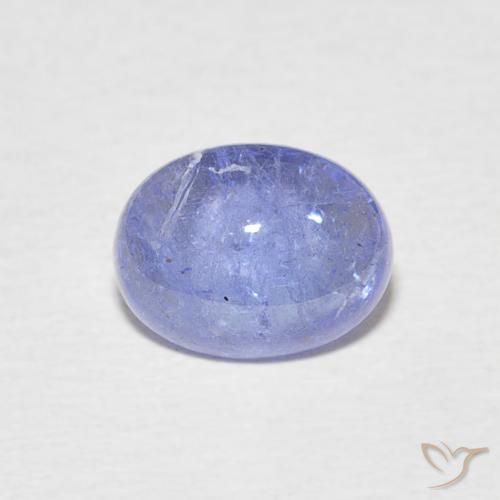 2.42ct Natural Light Blue Tanzanite, Oval, Transparent