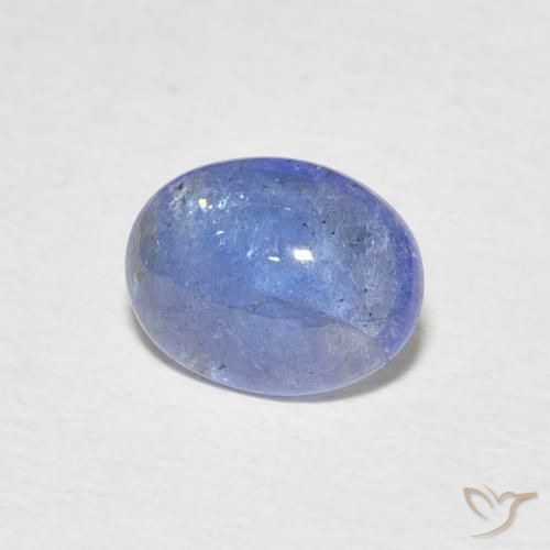 1.95 ct Blue Tanzanite Stone, Natural Tanzanite in Oval Cabochon Shape for Sale