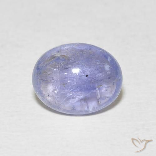 2.63ct Natural Intense Violet Blue Tanzanite, Oval, Transparent