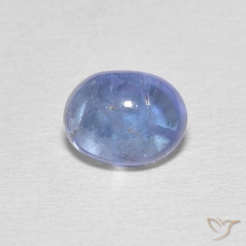 1.80ct Natural Light Blue Tanzanite, Oval, Transparent