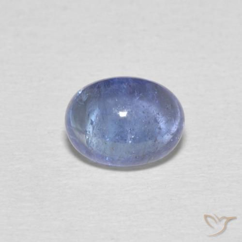 1.76ct Natural Light Purplish Blue Tanzanite, Oval, Transparent
