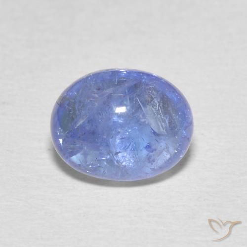 2.86ct Natural Light Blue Tanzanite, Oval, Transparent