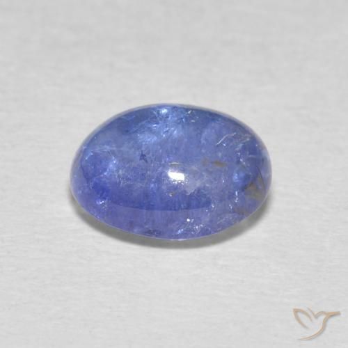 Tanzanite Gemstone in 9 x 7 mm (calibrated) Size for Sale, Tanzanite Stone in Light Blue Color