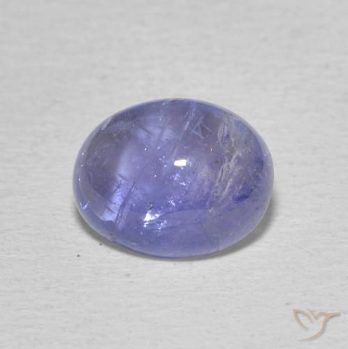 2.89ct Natural Intense Violet Blue Tanzanite, Oval, Transparent