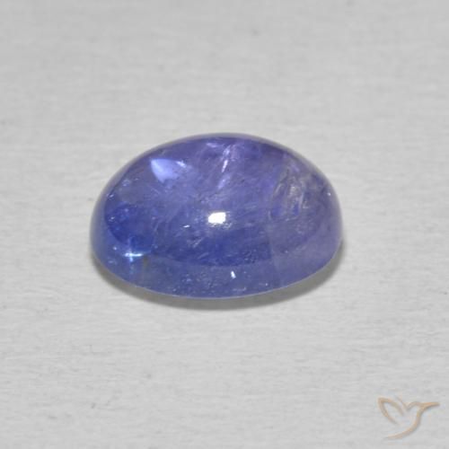 Tanzanite Gemstone in 9 x 7 mm (calibrated) Size for Sale, Tanzanite Stone in Intense Violet Blue Color