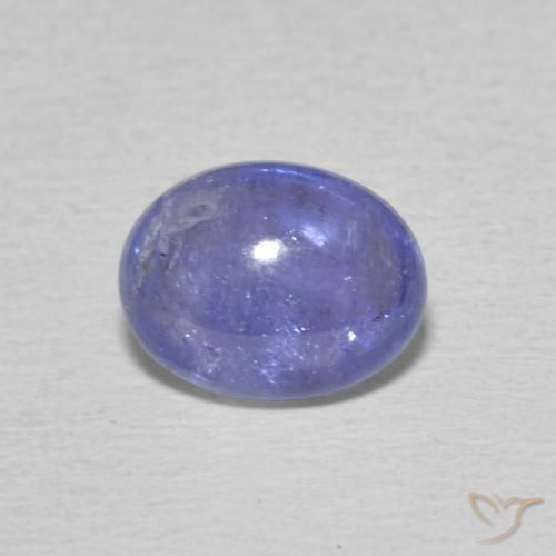 2.31ct Natural Intense Violet Blue Tanzanite, Oval, Transparent