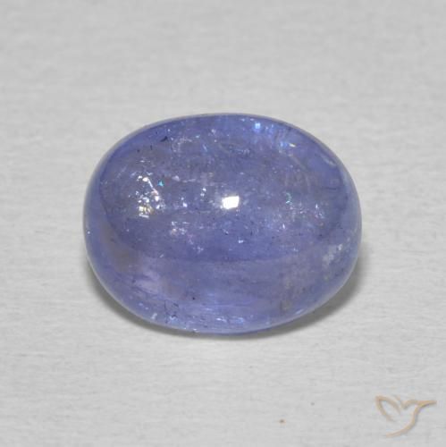 3.31ct Natural Intense Violet Blue Tanzanite, Oval, Transparent