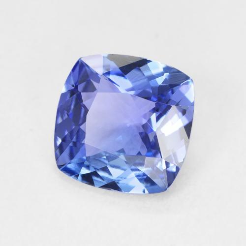 2.15 ct Blue Tanzanite Stone, Natural Tanzanite in Cushion-Cut Shape for Sale