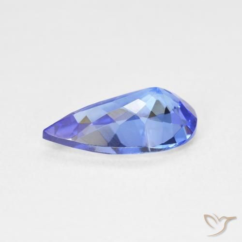 Tanzanite Gemstone in 11.8 x 6.8 mm Size for Sale, Tanzanite Stone in Deep Violet Blue Color