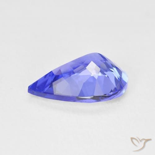 Tanzanite Gemstone in 11 x 7.7 mm Size for Sale, Tanzanite Stone in Deep Violet Blue Color