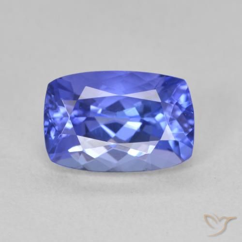 Loose Tanzanite 2.21ct Violet Blue Tanzanite Gemstone for Sale, Certified Tanzanite from Tanzania, Natural Gem, Cushion 9 x 6 mm (calibrated) Loose Tanzanite 2.21ct Violet Blue Tanzanite Gemstone for Sale, Certified Tanzanite from Tanzania, Natural Gem, Cushion 9 x 6 mm (calibrated)