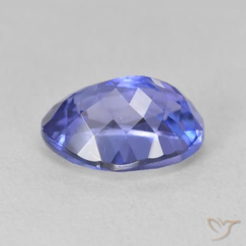 Tanzanite Gemstone in 10 x 8 mm (calibrated) Size for Sale, Tanzanite Stone in Deep Purple Blue Color