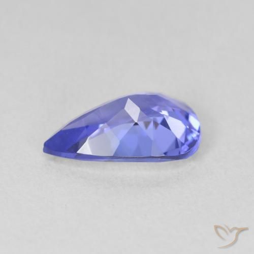Tanzanite Gemstone in 10 x 7 mm (calibrated) Size for Sale, Tanzanite Stone in Deep Violet Blue Color