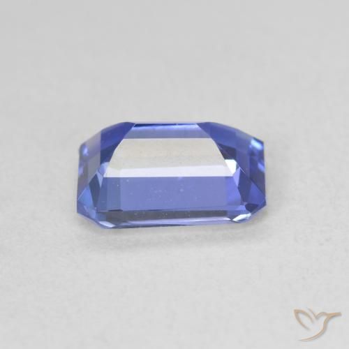 Tanzanite Gemstone in 8 x 6 mm (calibrated) Size for Sale, Tanzanite Stone in Intense Violet Blue Color