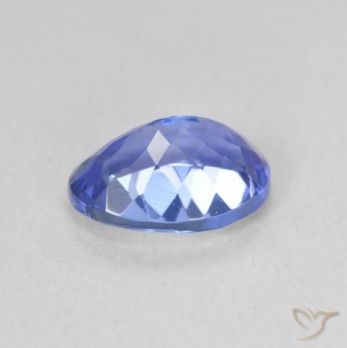 Tanzanite Gemstone in 8.5 x 6.2 mm Size for Sale, Tanzanite Stone in Deep Violet Blue Color