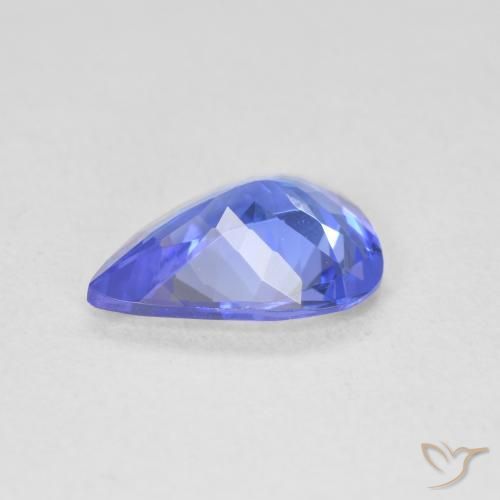 Tanzanite Gemstone in 10 x 8 mm (calibrated) Size for Sale, Tanzanite Stone in Deep Violet Blue Color