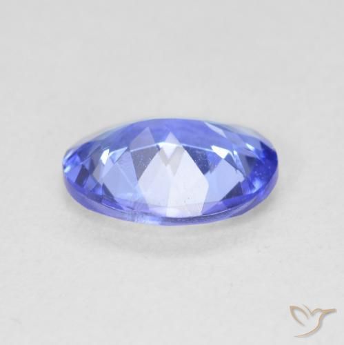 Tanzanite Gemstone in 9 x 7 mm (calibrated) Size for Sale, Tanzanite Stone in Deep Violet Blue Color