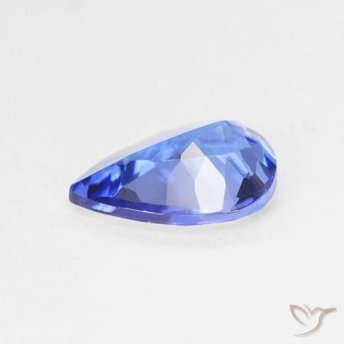 Tanzanite Gemstone in 9 x 7 mm (calibrated) Size for Sale, Tanzanite Stone in Intense Blue Color