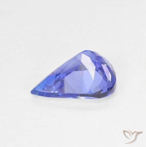 Tanzanite Gemstone in 9 x 7 mm (calibrated) Size for Sale, Tanzanite Stone in Deep Violet Blue Color