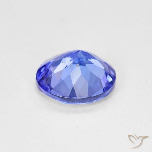 Tanzanite Gemstone in 8 mm (calibrated) Size for Sale, Tanzanite Stone in Intense Blue Color