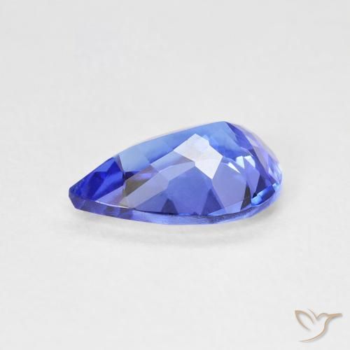 Tanzanite Gemstone in 10 x 7 mm (calibrated) Size for Sale, Tanzanite Stone in Vivid Blue Color